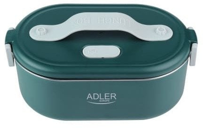 Set lunchbox elektrik Adler AD 4522, 2x kontenier ngrohës, qese termike, gri