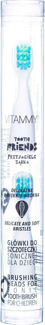 Koka për furçë dhëmbësh Vitammy Tooth Friends sonic, 2 copë, të kaltra