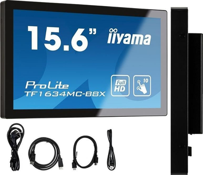 Monitor me prekje iiyama ProLite TF1634MC-B8X, 15.6", Full HD, i zi