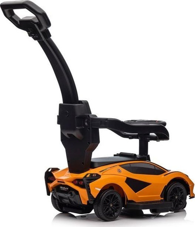 Makina lëkundëse për kalamaj Luka Lamborghini QLS-996T, 95x85x44cm, deri 25kg, portokalli