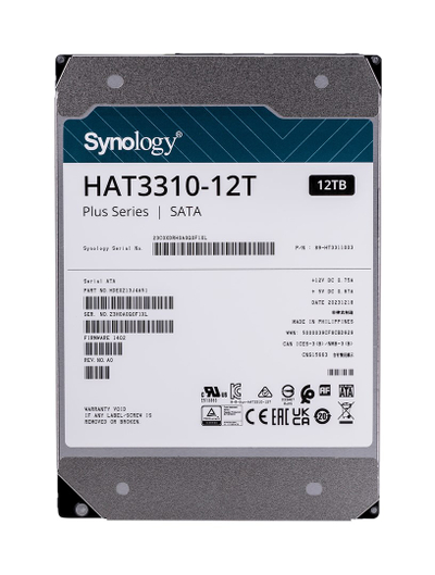 Hard disk i brëndshëm Synology HAT3310-12T, 12TB, 3.5", SATA
