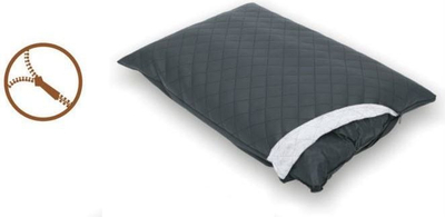 Shtrat për qen Hobbydog Mattress Elite XXL, eko-lëkurë, grafit