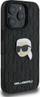 Mbulesë telefoni Karl Lagerfeld Monogram Karl Head, për iPhone 16 Pro Max 6.9", TPU PC, e zezë