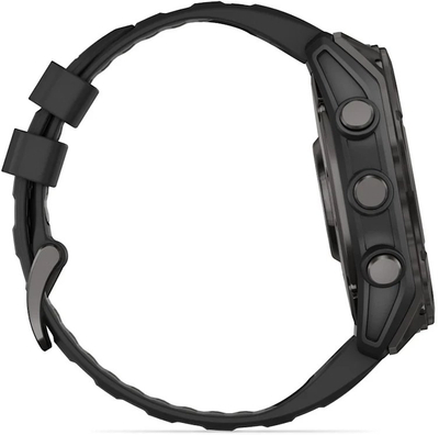 Ora inteligjente Garmin Fenix 8 AMOLED Sapphire Edition, 51mm, GPS, gri