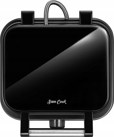 Aparat për waffle Sam Cook PSC-130, 1500W, trup xhami, i zi