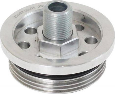 Adapter filtër vaji TurboWorks Smart Fortwo MC01 MC03, alumin, argjendtë