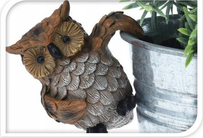 Mbajtëse varëse për vazo ProGarden Cheerful Animal, polirezine, 9 x 4.5 x 8 cm, shumëngjyrëshe