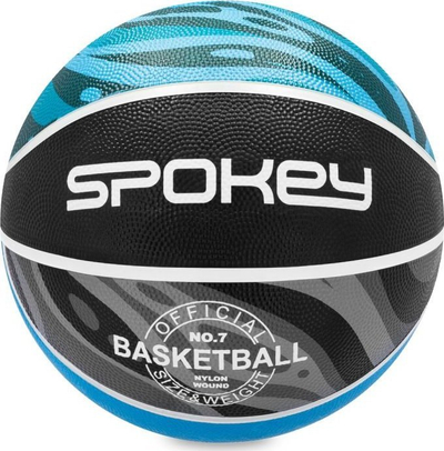 Top basketbolli Spokey Victorior, nr. 7, për mrena edhe jashtë, i zi blu