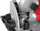 Sharrë rrethore me bateri Flex CS62, 18V, motor brushless, kuqe me argjend