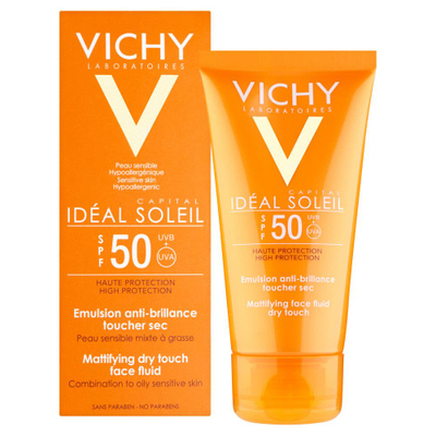 Krem Vichy Capital Soleil Mattifying Face Dry Touch	SPF 50+, 50ml