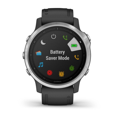 Orë e mençur Garmin Fenix 6S, e zezë/ argjendtë