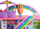 Set loje Mattel Polly Pocket Rainbow Mall, 3 kate, me figurina, shumëngjyrësh