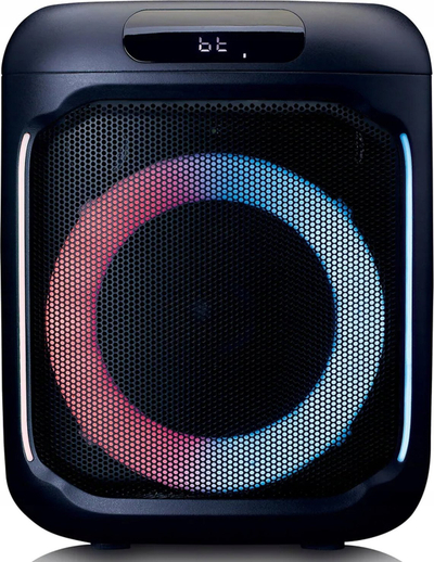Kuti zanore Lenco PA-100BK, Bluetooth, me mikrofon, e zezë