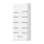 Telekomandë Sonoff RM433R2, RF 433.92MHz, 8 butona, e bardhë