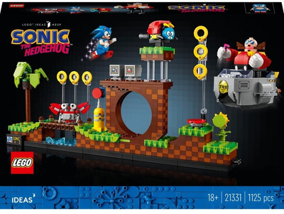 Сет коцки LEGO® 21331 Sonic the Hedgehog™ - Green Hill Zone