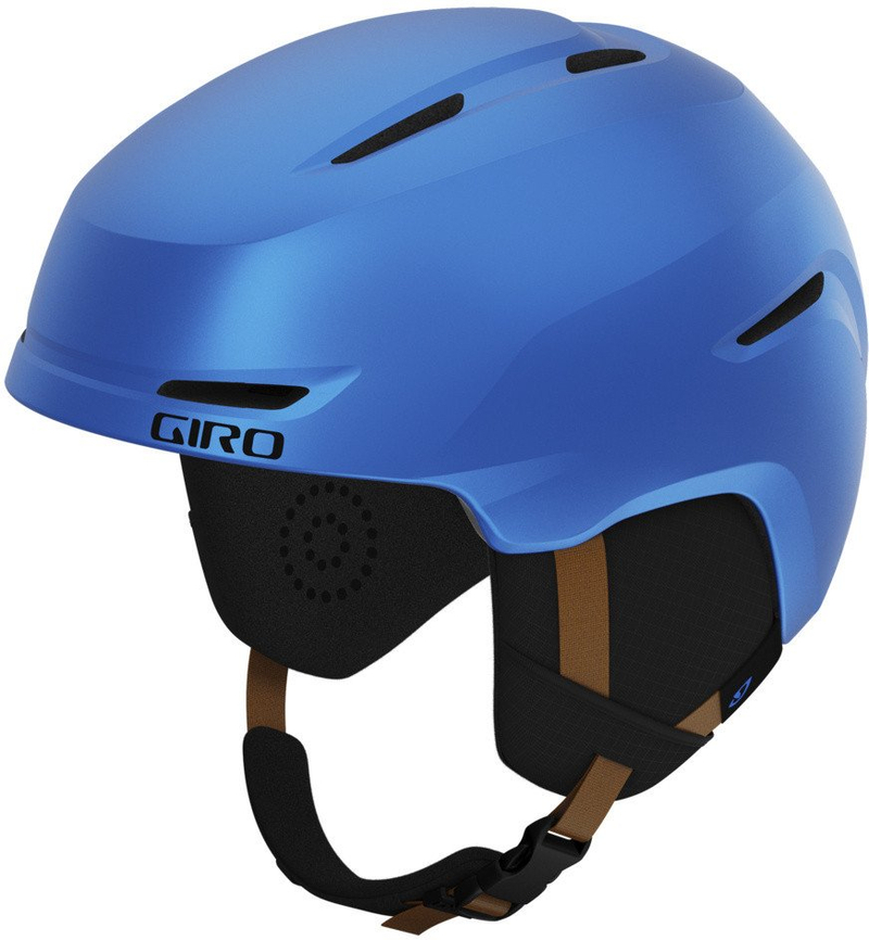 Helmetë bore për fëmijë Giro Spur, sistem In Form Fit, ventilim Super Cool, e zezë