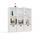 Raft librash Lumarko Shelf Malax 3X3 H, 9 ndarje, i bardhë