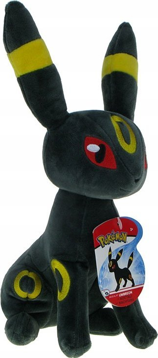 Lodër pelushi Pokemon Umbreon, 20 cm, origjinale, e zezë