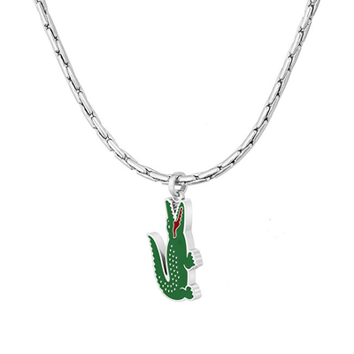Qafore për meshkuj Lacoste Arthor 2040228, e argjendtë/e gjelbër