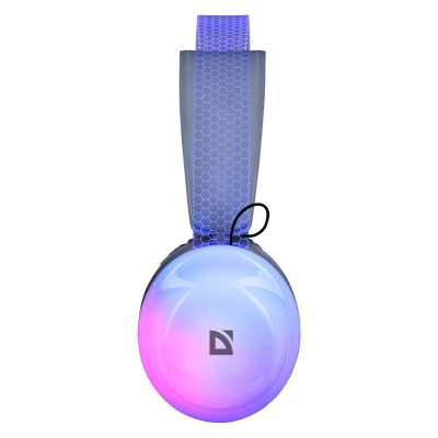 Безжични гејмерски слушалки Defender FreeMotion B651, Bluetooth, со RGB осветлување, црни