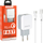 Karikues 3A + kabllo lloji C, 3100mAh, i bardhë
