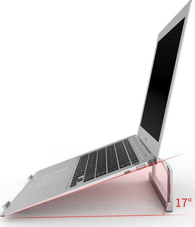 Mbajtëse për laptop Tech-Protect Alustand, e argjendtë