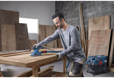 Орбитален шмиргл Bosch Professional GSS 20-18 A, 200W, 90 x 183 mm, сина