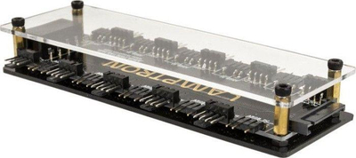 Kontrollues i ventilatorit Lamptron SP901 ARGB PWM (LAMP-FARGB)