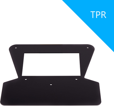 Pllakë montimi Wheel Stand Pro për TPR Rudders, metal, e zezë