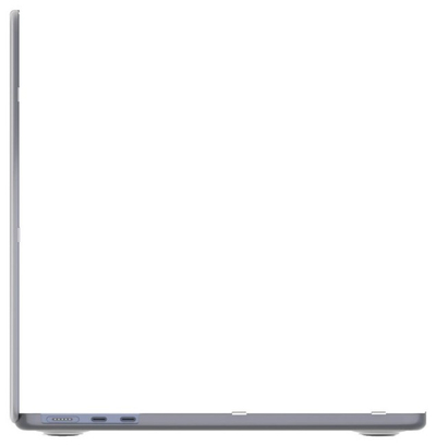 Заштитна обвивка за лаптоп Next One SafeGuard, за MacBook Air 15" M2 M3, поликарбонат, проѕирно сива