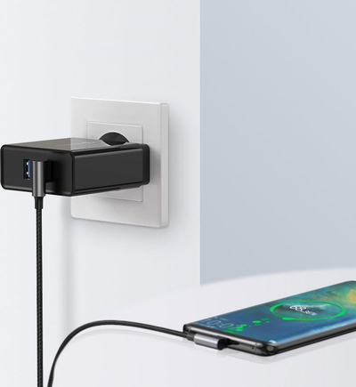 Kabllo USB Ugreen 20855B, USB A në USB C, 0.5m, e zezë