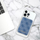 Powerbank Guess 4G Leather Metal Logo GUPB5FP4EMGB, 5000mAh, 15W MagSafe, blu