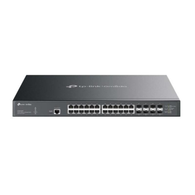 Switch rrjeti TP-Link Omada, 32 porta 10GE, 24 porta PoE++, i zi