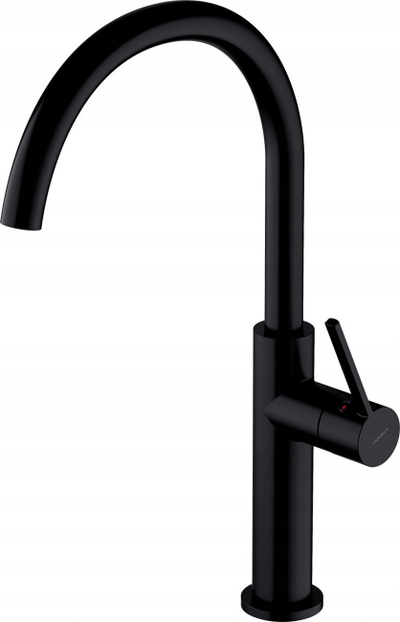 Rubinet kuzhine Omnires Tula TL6050BL, gryke që rrotullohet, ECO WATER, i zi mat