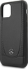 Mbrojtëse telefoni Mercedes-Benz Urban Line për iPhone 11 Pro, lëkurë natyrale, hardcase, e zezë