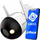Kamerë IP Dahua TiOC IPC-HFW1239DQ-PV-STW, 2MP, 2.8mm, e bardhë