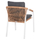 Kolltuk Maerly 55,5x62,5x85Hcm (HM6051.01), bardhë/ kaftë