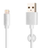 Kabllo USB Fixed, USB A në Lightning, 2 m, i bardhë