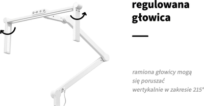 Ламба за маса Treatment Lamp Glow L03, меко осветлување, бела