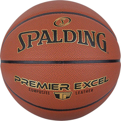 Top basketbolli Spalding Premier Excel 76933Z, për mrena edhe jashtë, portokalli