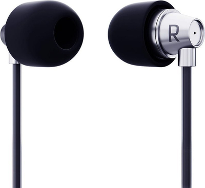 Kufje in-ear 3mk me kabllo, Jack 3.5 mm, me mikrofon, me telekomandë, të zeza