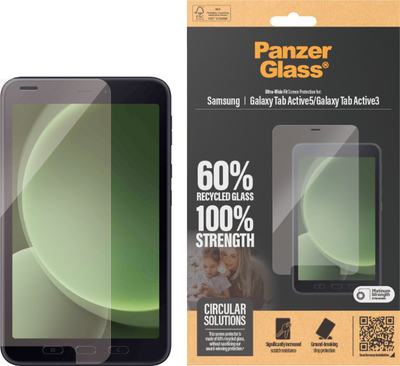Mbrojtës ekrani PanzerGlass për Samsung Galaxy Tab Active5 / Active3, Ultra Wide Fit, transparent