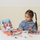 Puzzle magnetik druri Viga Dress the Teddy Bears, Montessori, për fëmijë 18+ muaj, shumëngjyrësh