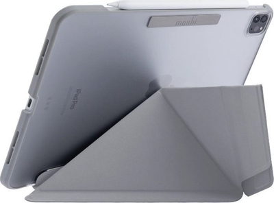 Kapak tablet Moshi VersaCover për Apple iPad Pro 11, gjenerata 1–4, kapak origami, gri