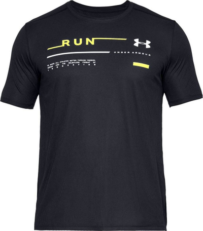Maicë Under Armour Run Graphic Tee (1342686-001), e zezë, M