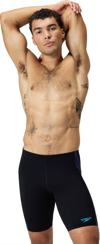 Rroba banje jammer Speedo Eco Tech Panel, Endurance+, të zinj