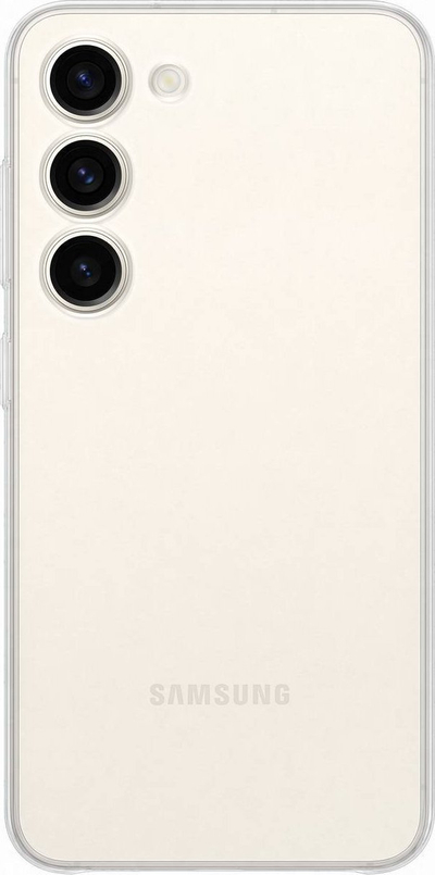 Kapak telefoni Samsung Clear Cover për Galaxy A14, xhel TPU, transparent