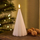 Dekor bredhi për Krishtlindje Sirius Laura, 2 cm, LED, e bardhë