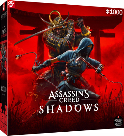 Puzzle Good Loot GDL-24791 Assassin’s Creed Shadows Naoe dhe Yasuke, 1000 copa, shumëngjyrësh