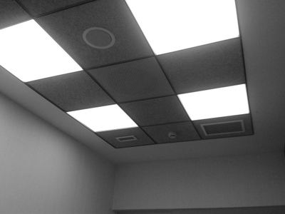 Panel LED për tavan INOXX PAN36W120/30, 120x30cm, 36W 6000K, me kornizë të zezë